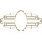 Ekena Millwork Elizabeth Wood Fretwork Pierced Medallion, 28"W x 14"H x 7 3/4"IW x 13 1/4"IH x 3/8"T, Hickory CMWP28X14X0375EBHI - alternate 1